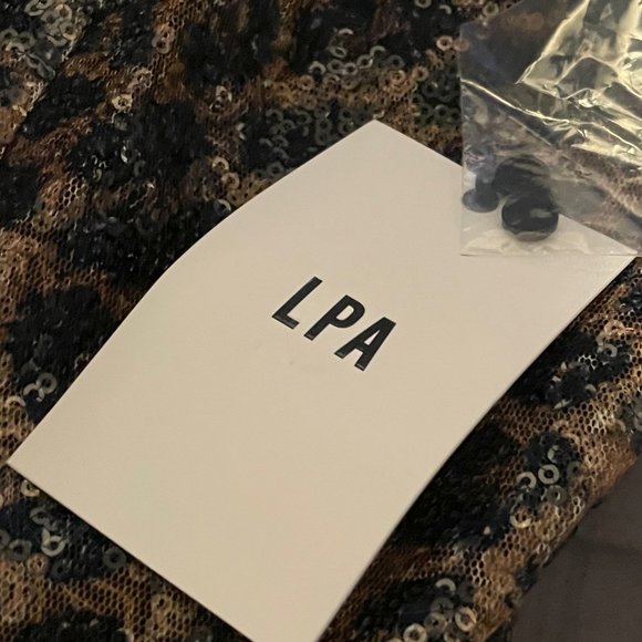 LPA Leopard Sequin Marissa Dress NWT! - Picture 8 of 8